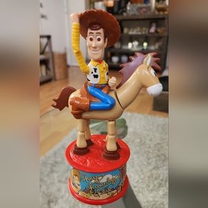 Vintage McDonalds Disney Pixar Toy Story 2 Bullseye Woody's Candy Dispenser 1999